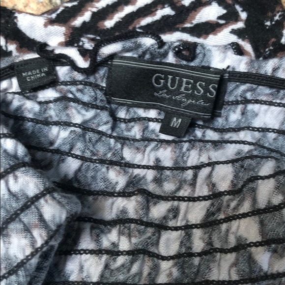 Guess medium halter top Blk/white/brown - Picture 10 of 10